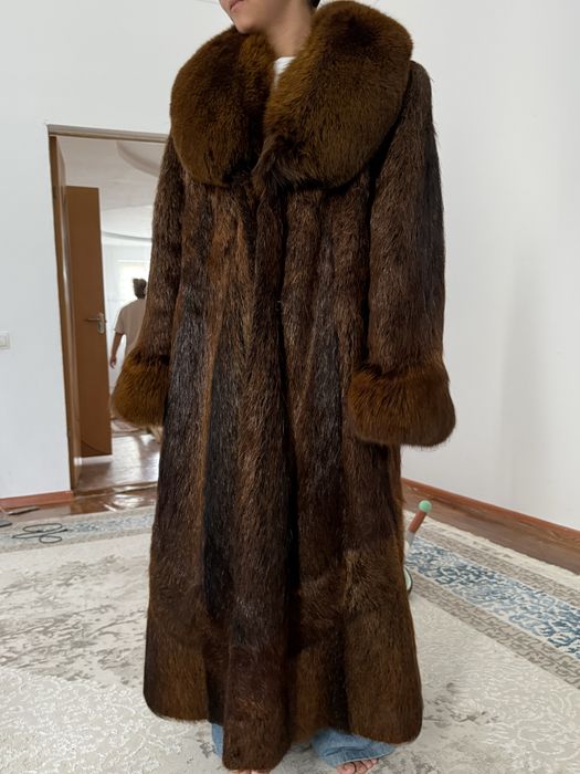 Шуба из натурального соболя
