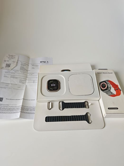 Apple Watch Ultra 49 mm Titanium | Перфектен технически