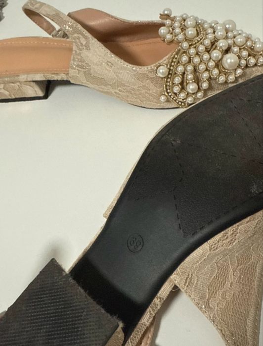 Pantofi eleganti cu toc mic