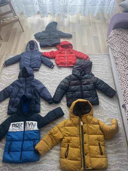 Geaca Zara 122,/ plus alte modlee 104,80,98,92