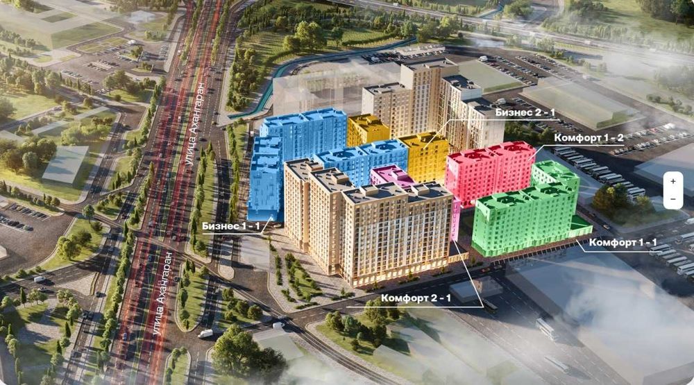 Выгодное предложение! 2-комнатная в ЖК BI Sado, 43 м² с кадастром (М)