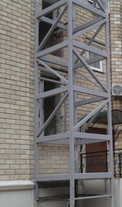 Шахта лифта строим