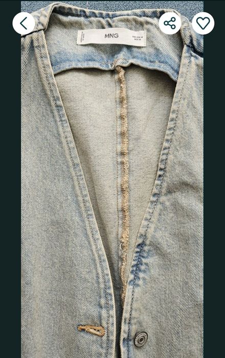 Vesta denim pentru dama