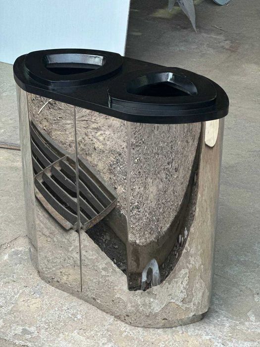Мусорный урна нержавейка