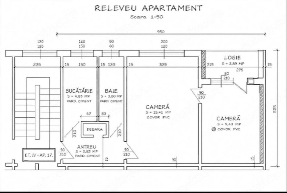 Apartament 2 camere parcul 22 Decembrie