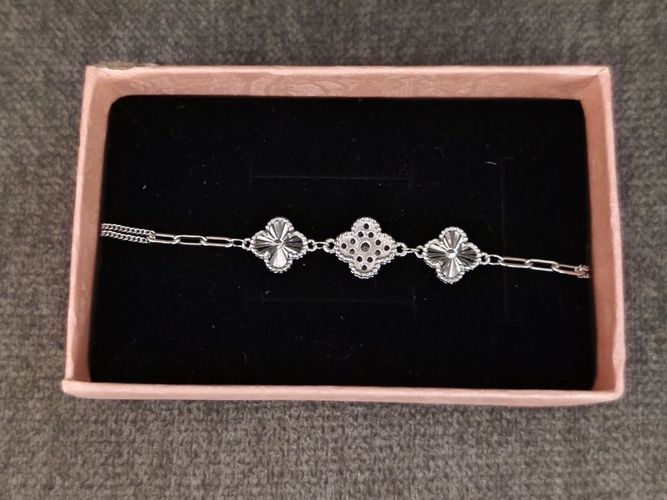 Brățară argint Van Cleef, nouă