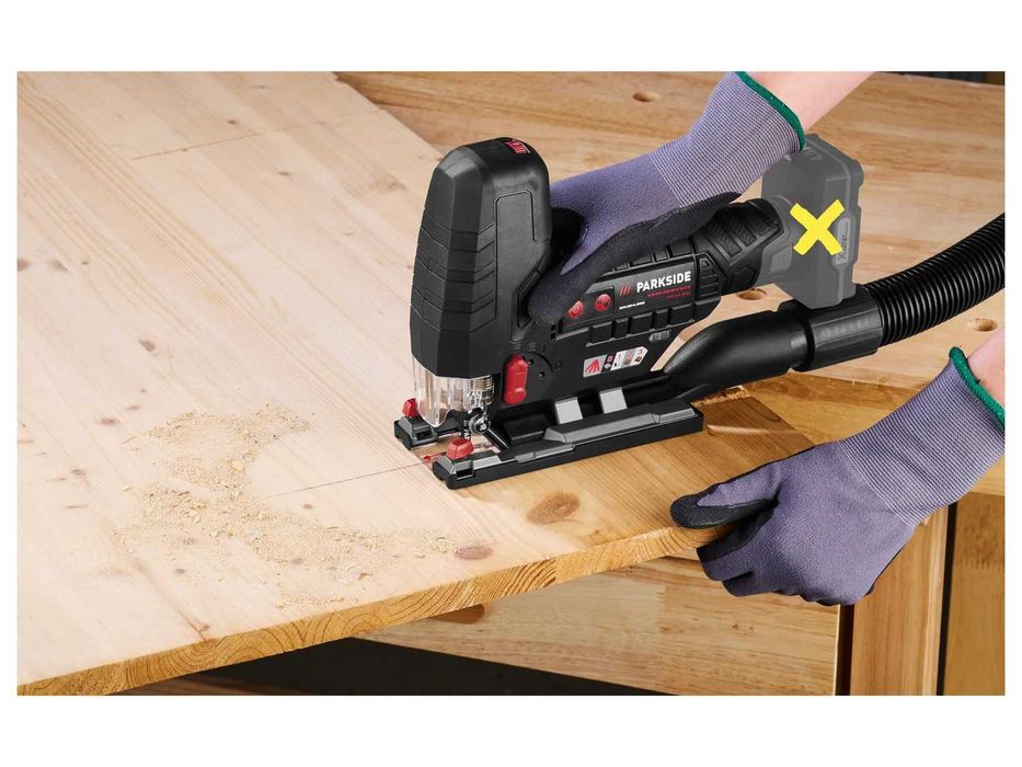 Нов прободен трион безчетков Parkside Performance 12V Зеге