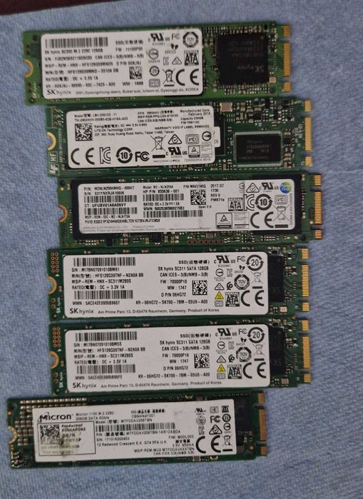 256/128 GB Nvme M2/M2Sata