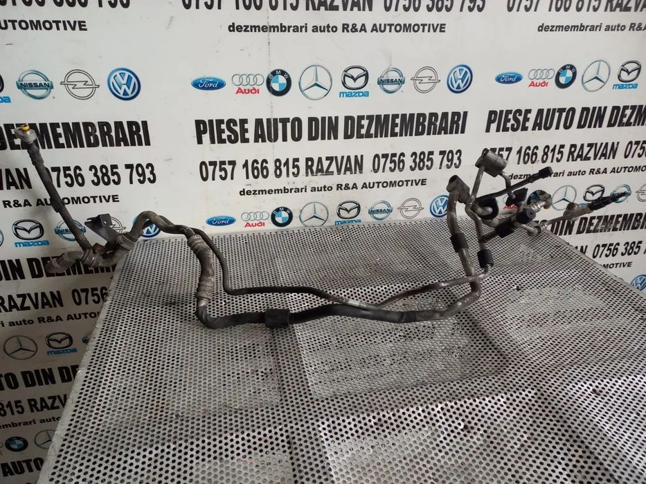 Set Conducte Clima Ac Aer Conditionat Audi Q7 4L 3.0 Tdi Motor BUG - Dezmembrari Arad