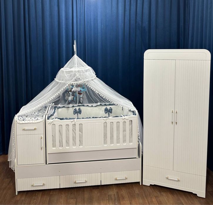 Детский шкаф кровать люлька беланчак