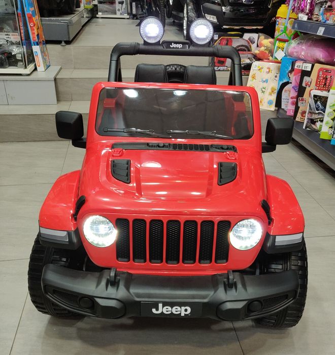 Masinuta Electrica JEEP 4X4, 1 loc, Scaune Tapitate, Roti Spuma Eva