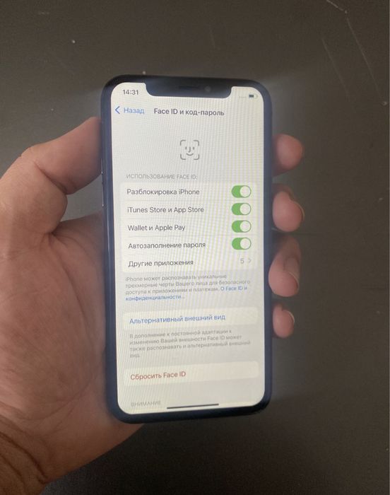 Iphone X с гарантий