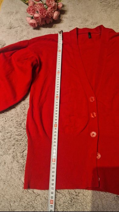 Pulover Benetton, maneci bufante, mărimea M