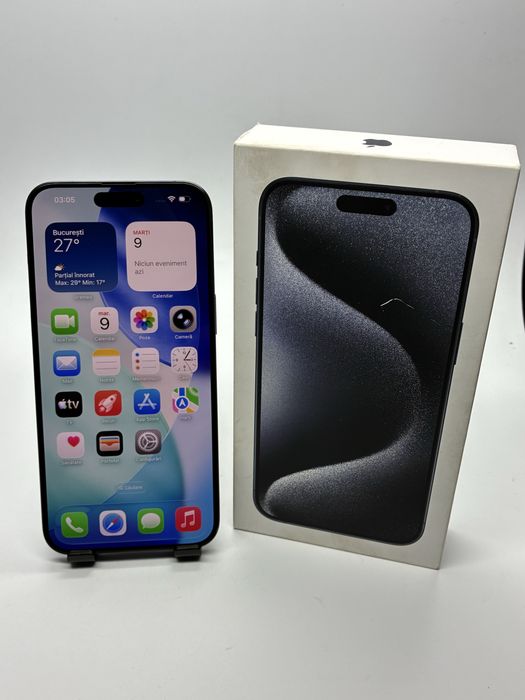iPhone 15 Pro Max - 512Gb - Stare Excelenta + Garantie