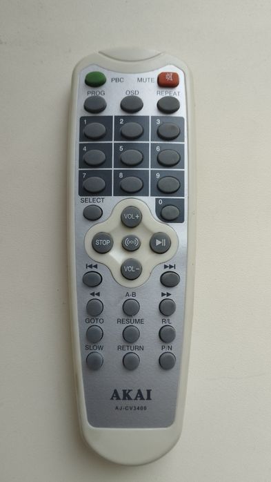 Пульт от dvd плеера AKAI