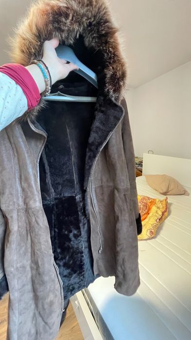 Кожено палто като ново