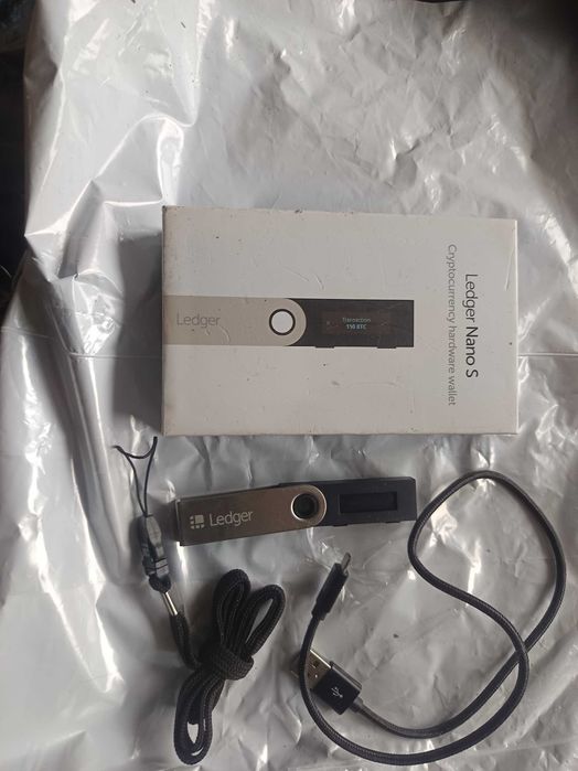 Ledger Nano S , nefolosit ,portofel hardware crypto , resetat și verif