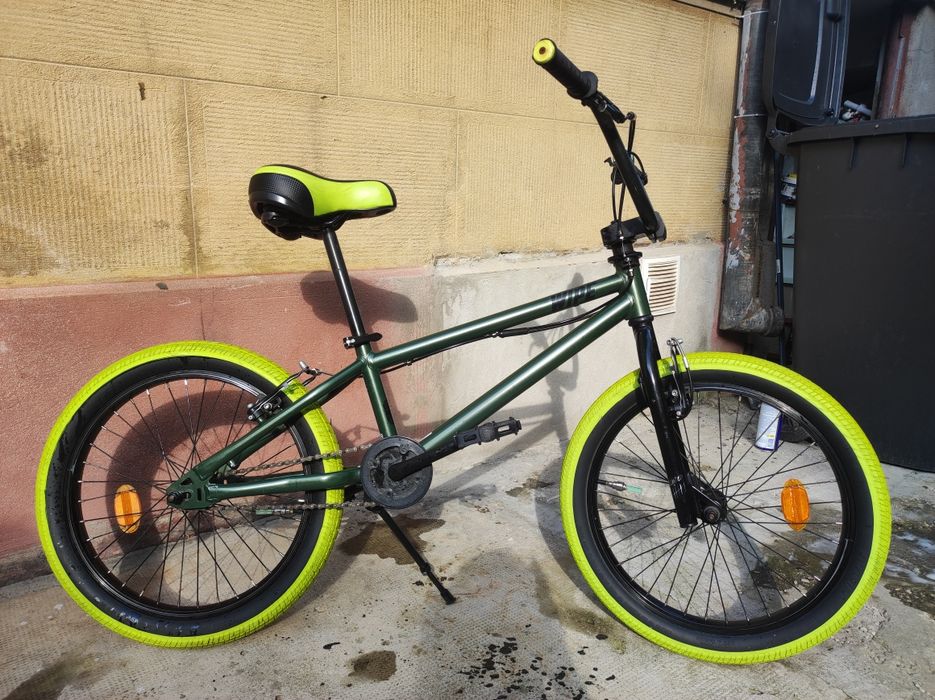 Bicicletă BMX Wipe 500 20" verde
