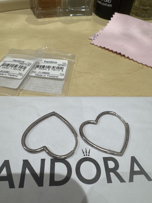 Серьги pandora оригиналные