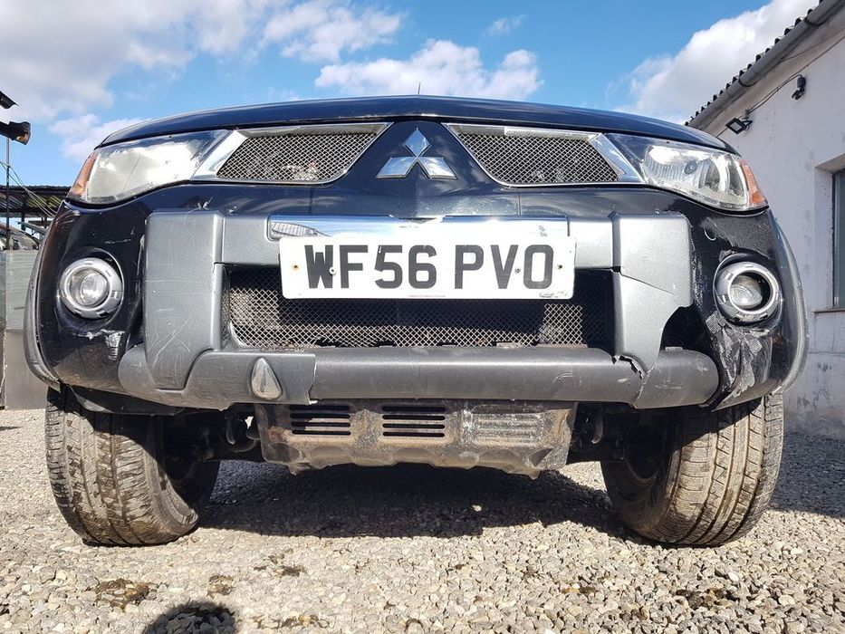Bara fata Mitsubishi L200 2006 - 2010 NEGRU (654) Diesel model fara spalatoare far CU ...