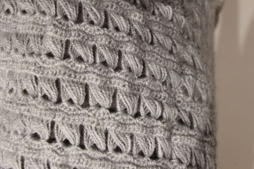 Вязанный махеровый кардиган