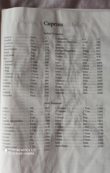 Biblie  editata in anul 2021