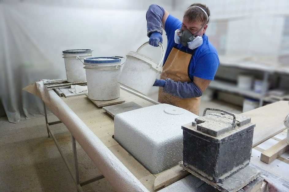 Жидкий гранит для производства столешниц, раковин и т.д.