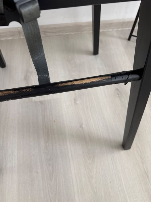 Стол за хранене от масивно дърво и табла IKEA