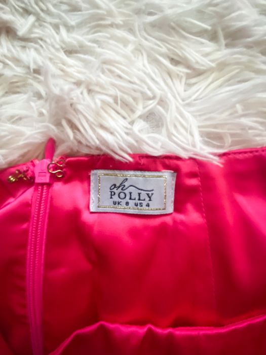 Fusta roz din satin, Oh Polly, XS-S