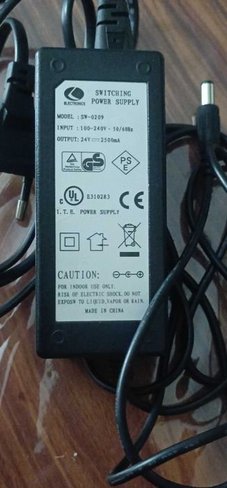 Блок питания 24v 2500mA 60 Bт