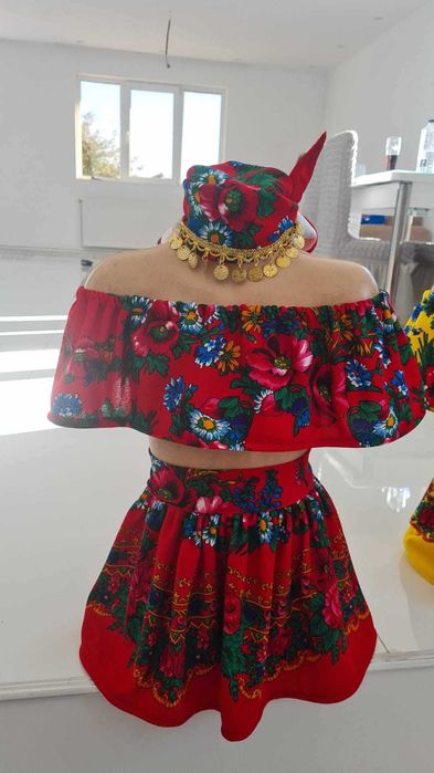 Costum Tiganesc copii si adulti  gipsy dansatoare belly dance oriental