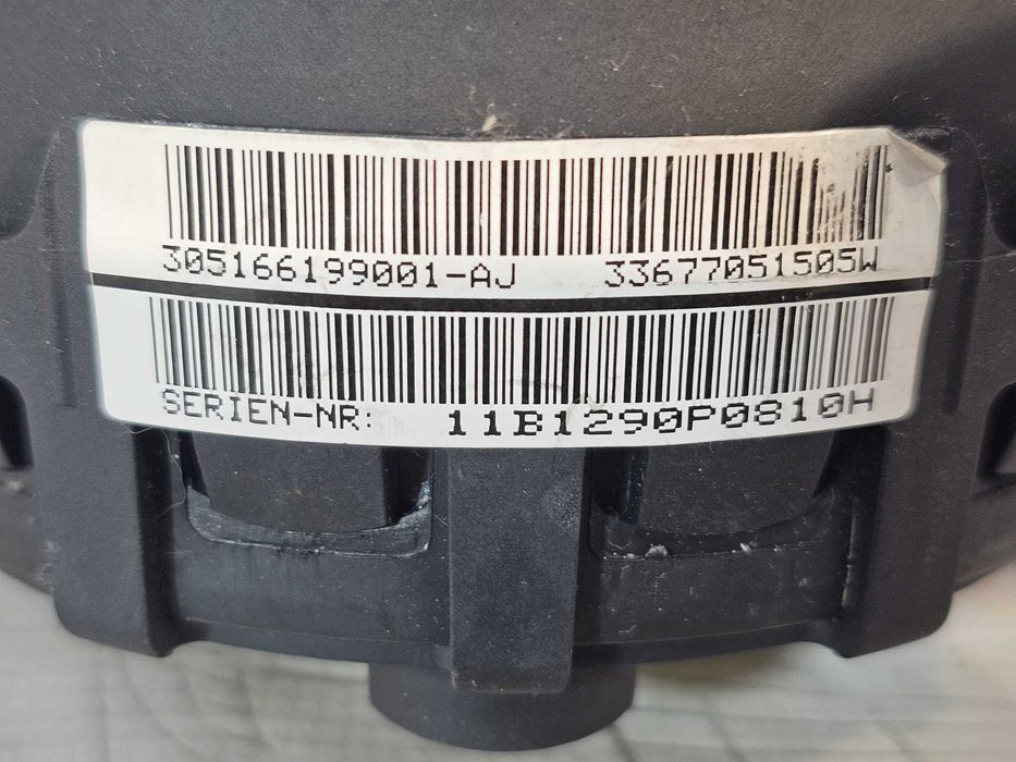 Airbag volan șofer BMW Seria 1 E81 E82 E87 E88 / Seria 3 E90 E91 2004-2013 2011 2.0i 88kW Cod OEM: 32306884672, 6884672 (5G3)