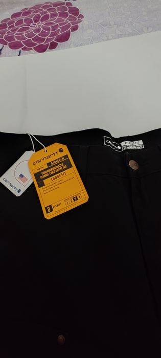 Carharrt WIP DOUBLE KNEE PANT - Pantaloni - Black Rinsed Mărime 36
DOUBLE  Pantaloni - black rinsed