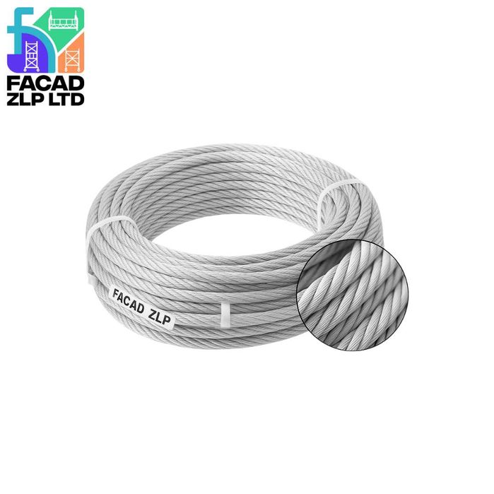 Стальной трос 100-м для фасадной люльки ZLP-630 в наличии, Китай