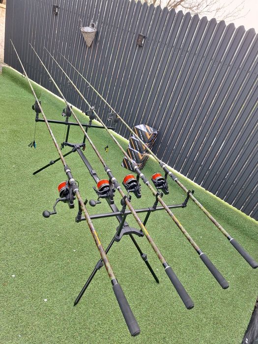 Set complet pescuit la crap Camo 3.9m