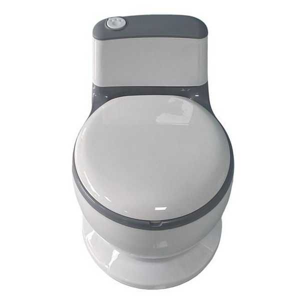 Обучително гърне за деца Mercado Trade, Със звук, Бял