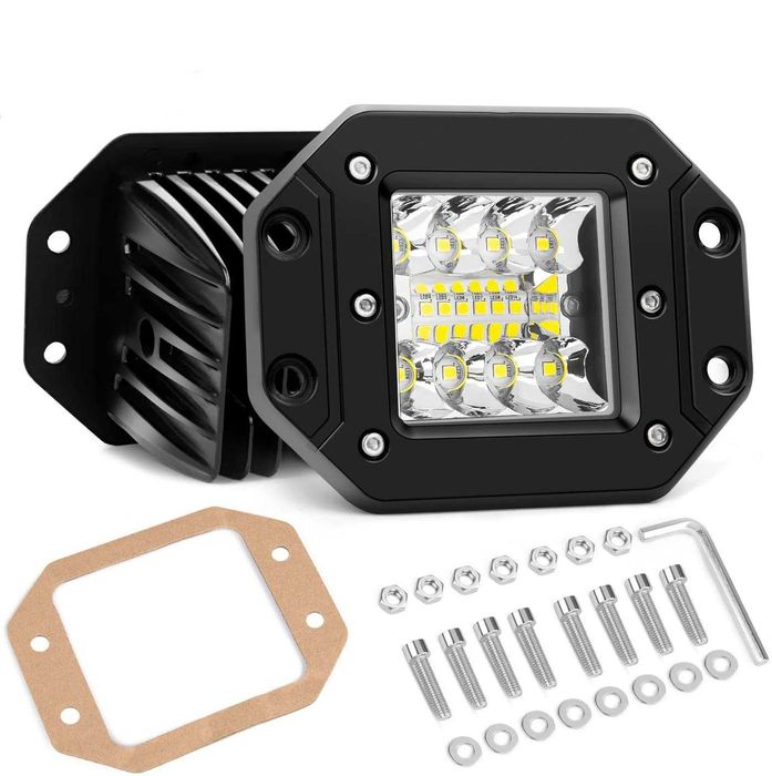 2 x Proiector Auto 42w SPOT Ingropat / Incastrabil 42W