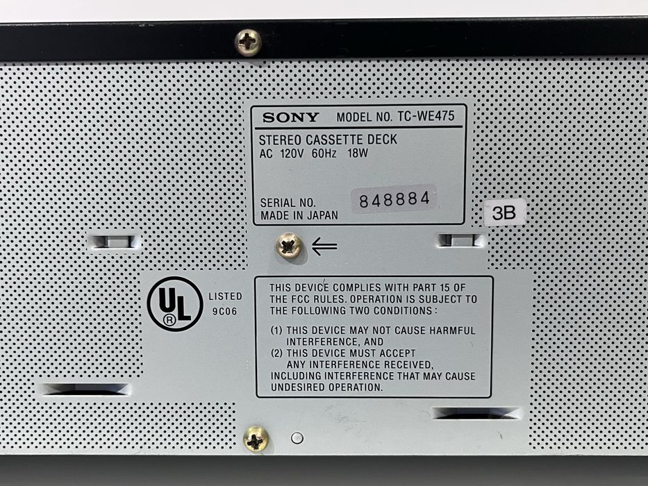 Dublu deck stereo Sony TC-WE475