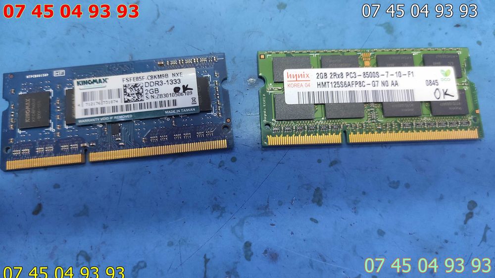 module ram laptop DDR 3 1Gb si 2Gb testate pret pe buc