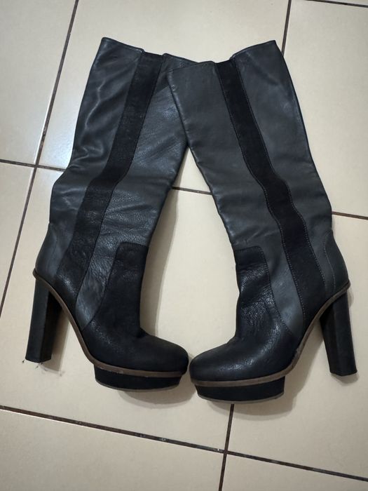 Cizme piele maro dama 37 Boss