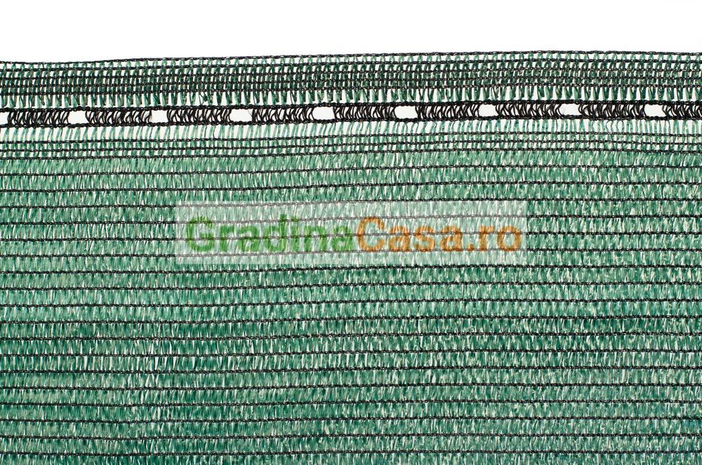 Plasa verde (umbrire) fabricata din polietilena de inalta densitate