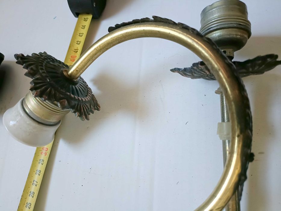 Candelabre vechi bronz si subansamble