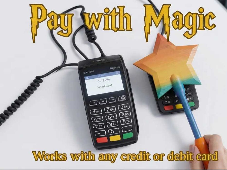 Bagheta magica plati cu cardul