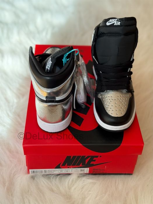 Air Jordan 1 Retro High Silver Toe Full Box Verificare Colet 36-45