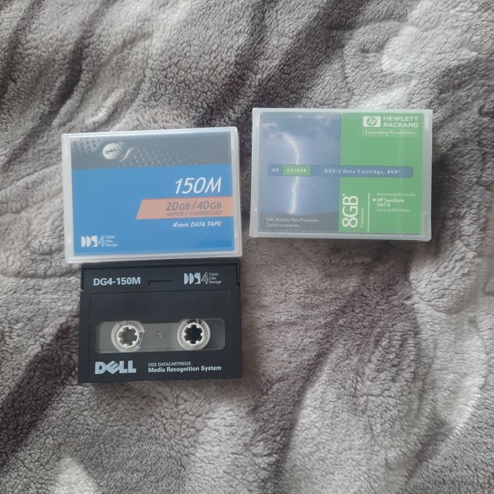 Casete DAT 8 GB .