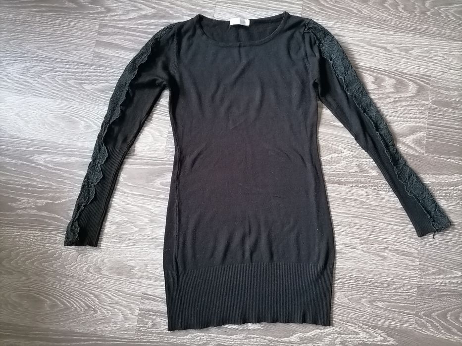 Черна туника плетиво