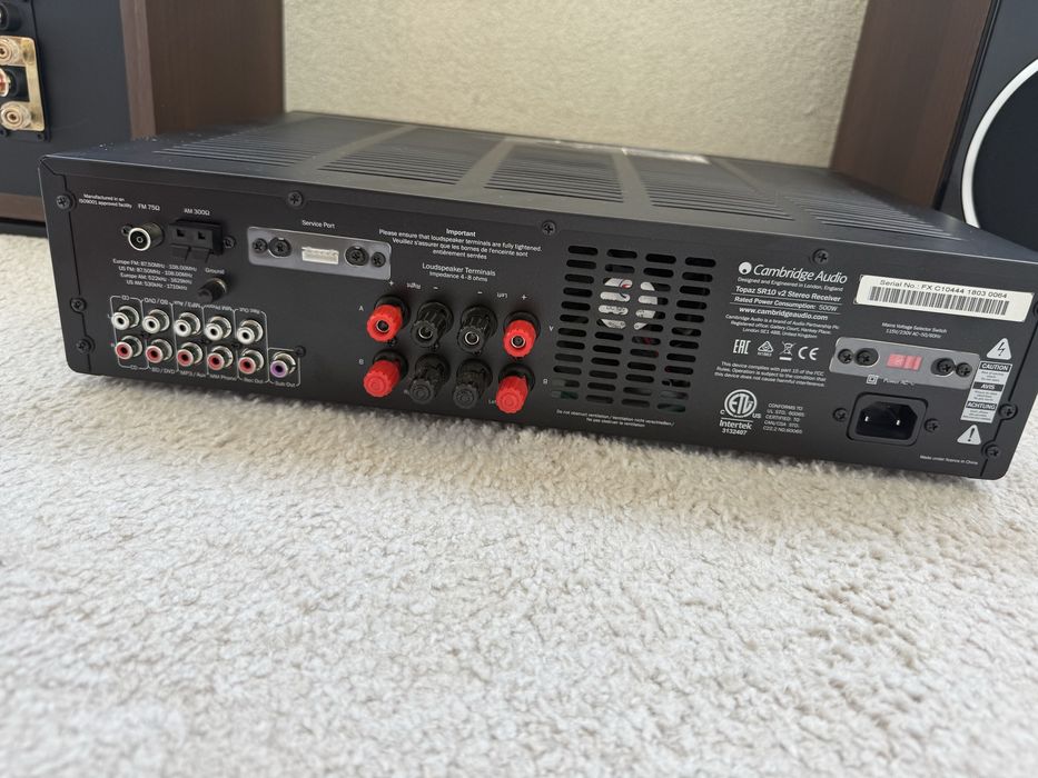 Sistem Audio Hi-Fi Complet: Cambridge Audio Topaz SR10 + Boxe Wharfedale Diamond 225