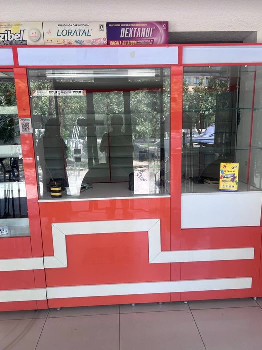 Аптека стеллажи. Аптека учун сотув полкалари. Материал акрил