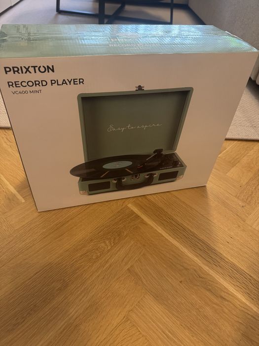 Нов грамофон Prixton VC400 Mint – ментовозелен, неразопакован