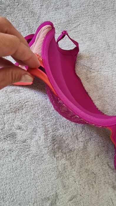 Sutien push up extrem, volum imens  mov dantelat super booster volum mare 75B 75C 80B sexy